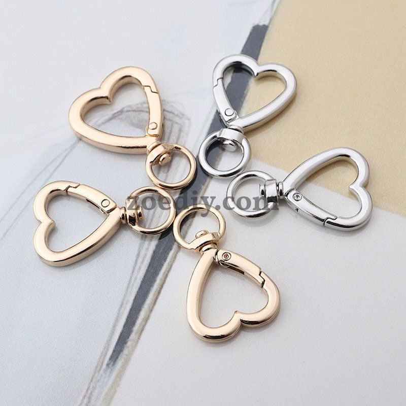 FS1560-41*26mm Heart Keychain Ring