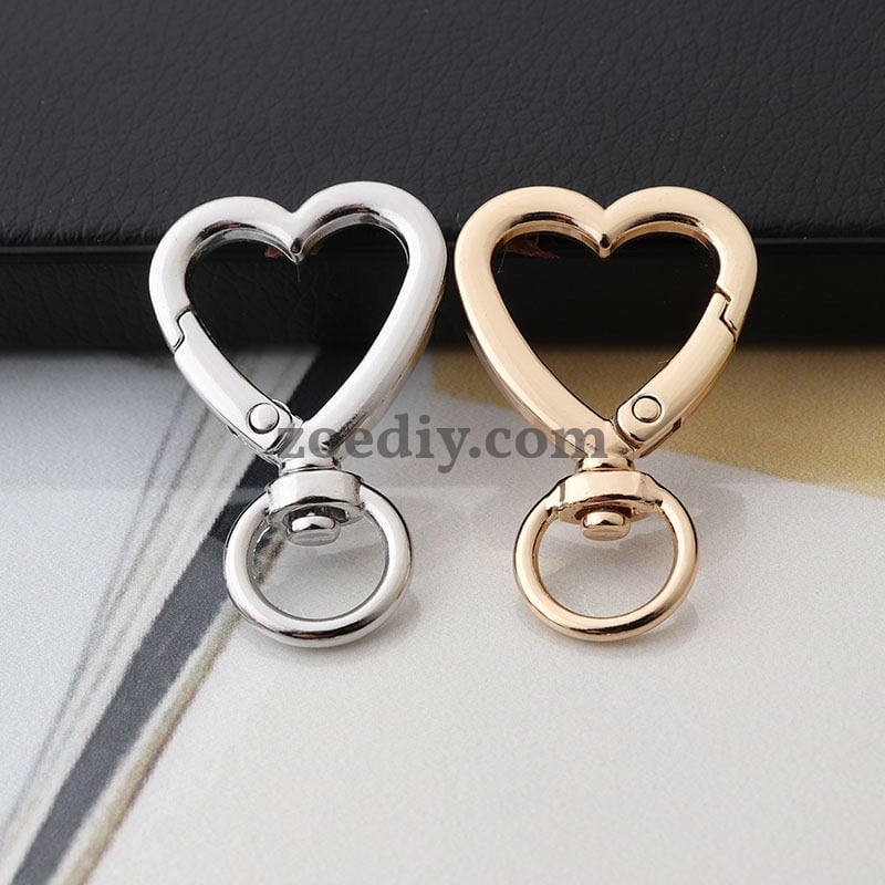 FS1560-41*26mm Heart Keychain Ring