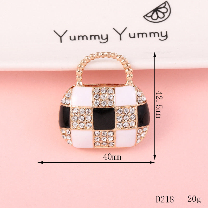 FS1760-42.5*40MM Handbag Alloy Patch For Making Fancy Bead