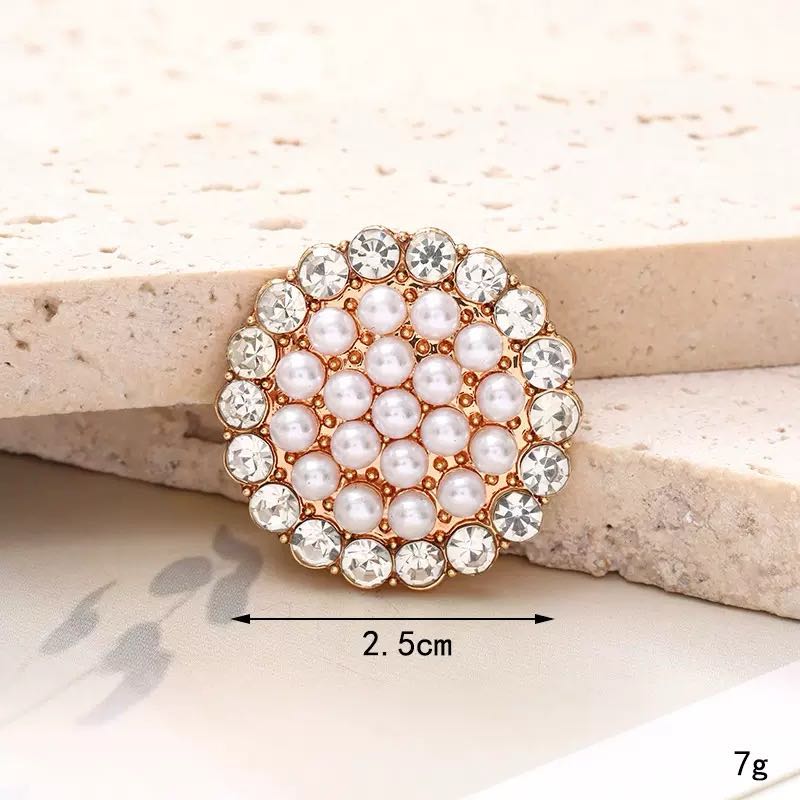 FS4174-Diamond Pearl Round Patch