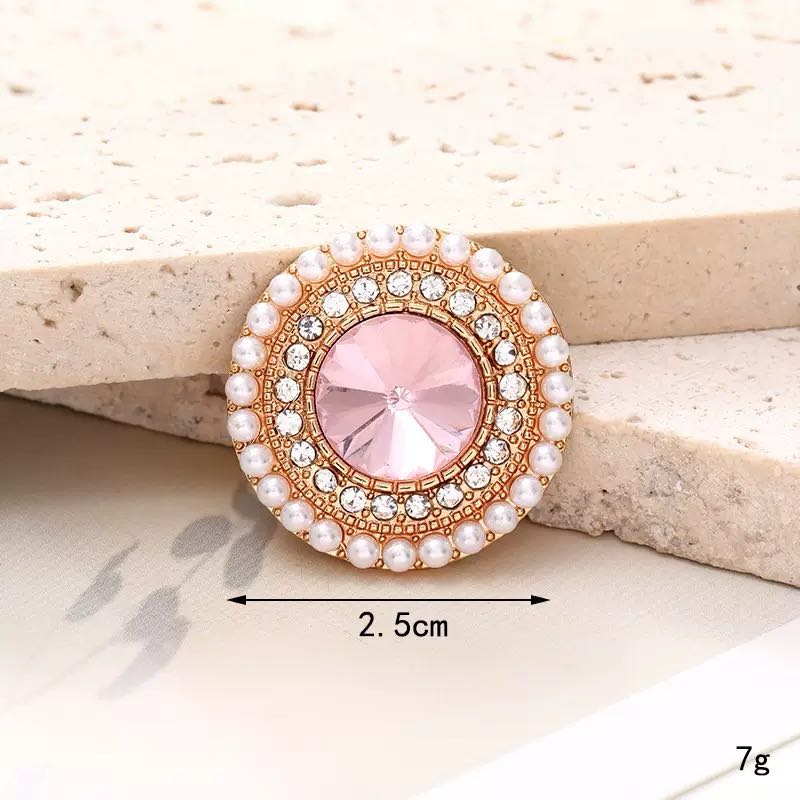 FS4176-Diamond Round Pearl Patch