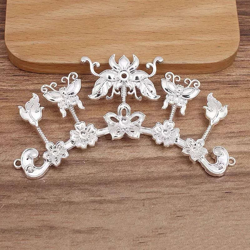 FS4875-Butterfly Flower Alloy Charms