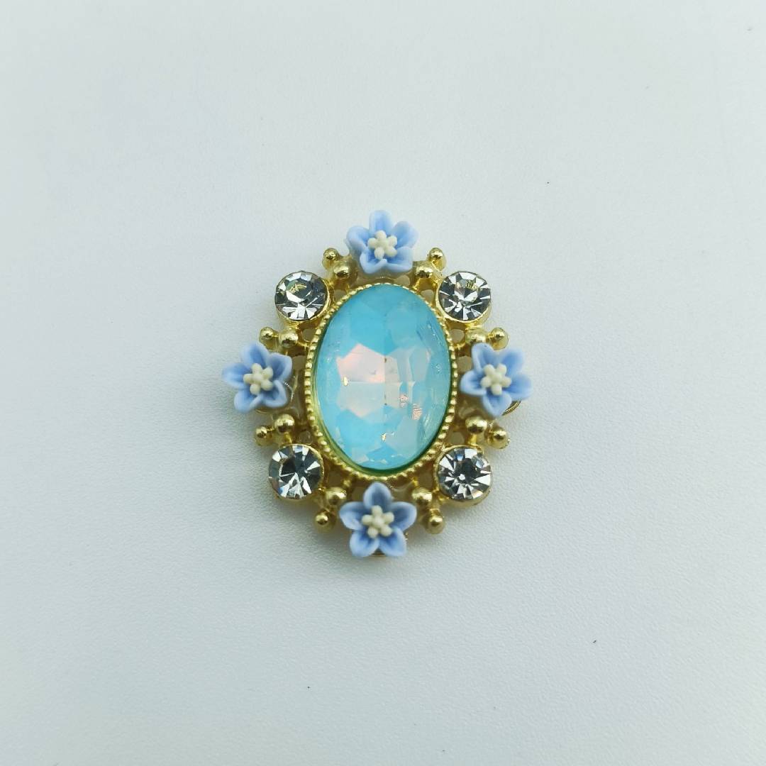 FS4910-Diamond Flower Charms For Making Fancy Beads