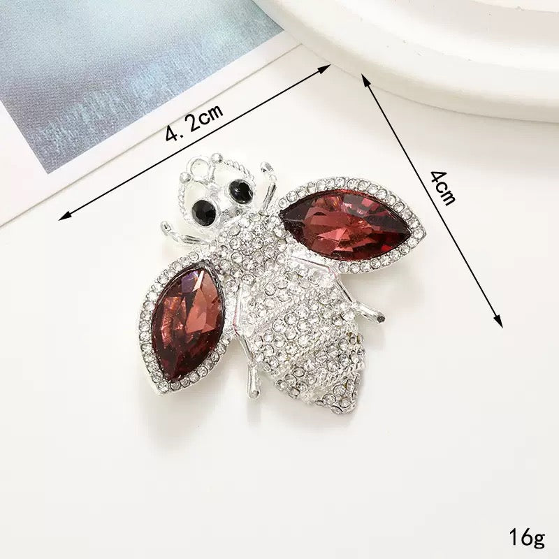 FS4689-4.2*4CM Bee Alloy Patch For Making Fancy Beads