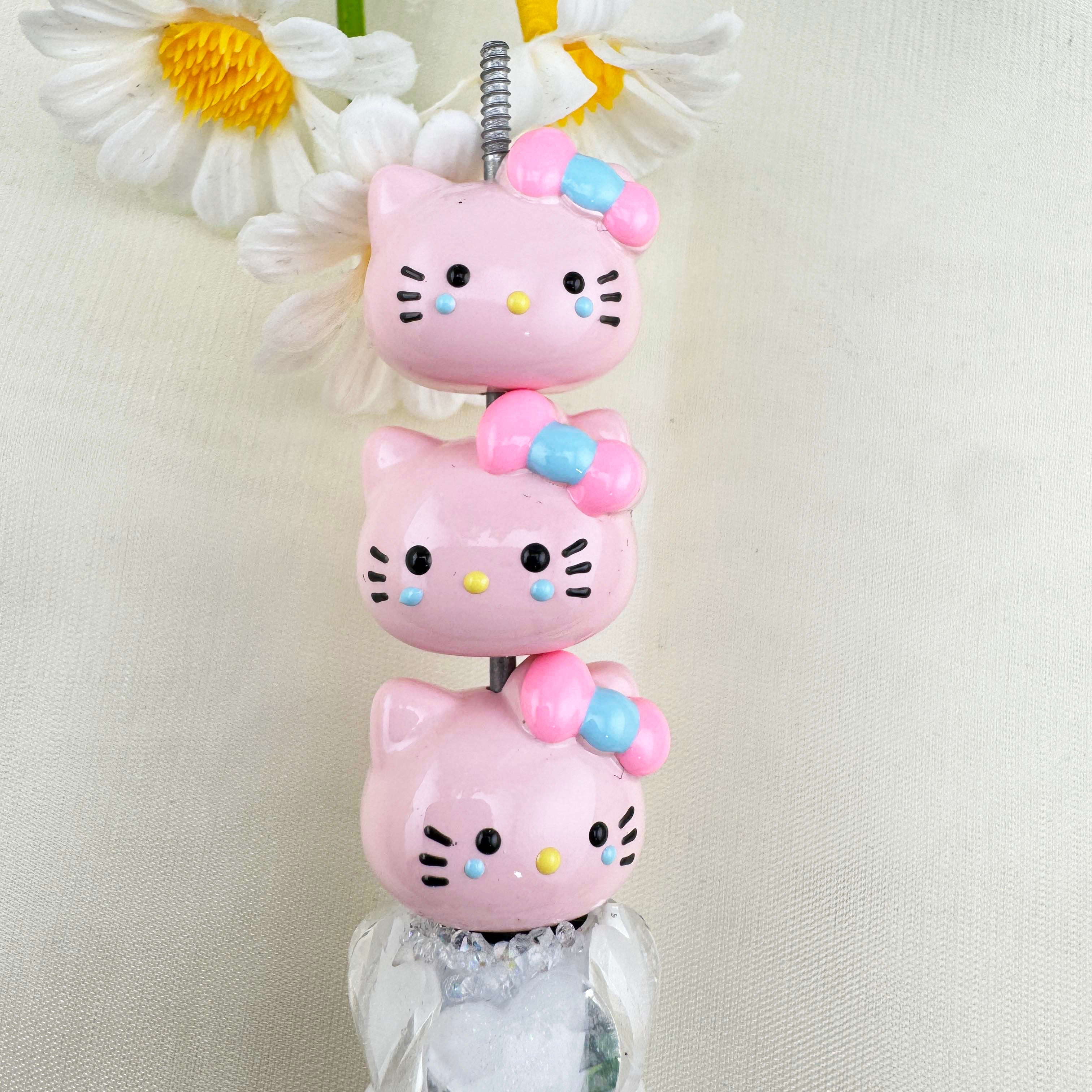 FS6806-HK Head Hand Painted Acrylic Beads For Making Pens Keychain Zoe DIY Wholesale