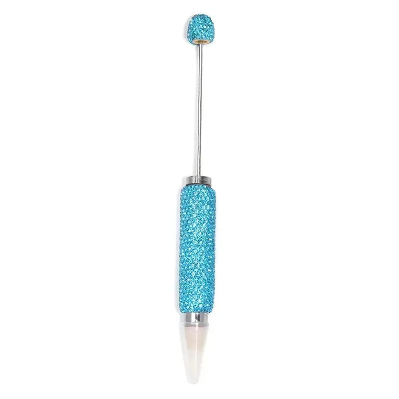 FS6856-168MM DIY Long Style Beadable Pen with Colorful Rhinestones in Solid Color Zoe DIY Wholesale