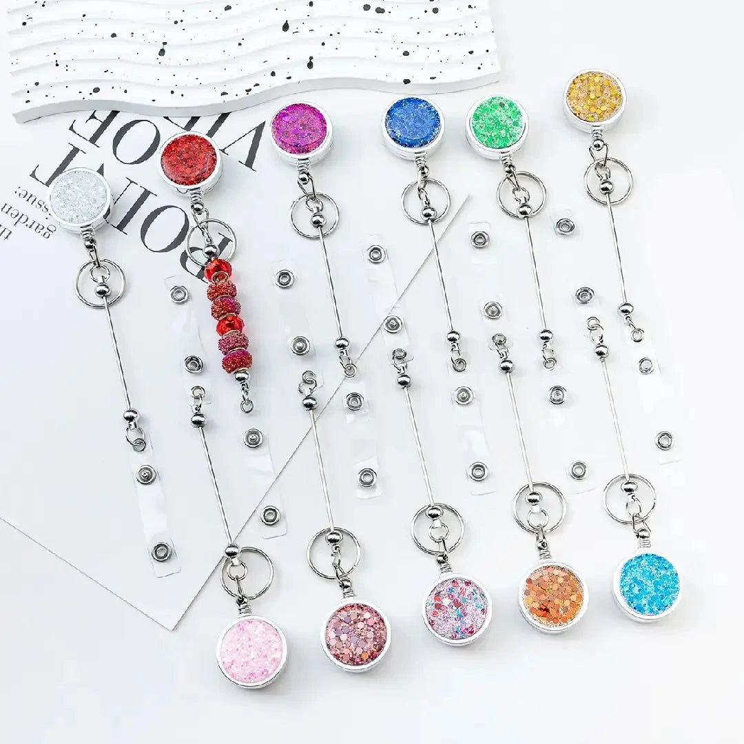 FS6859-DIY Beads Glitter Badge Reel Zoe DIY Wholesale