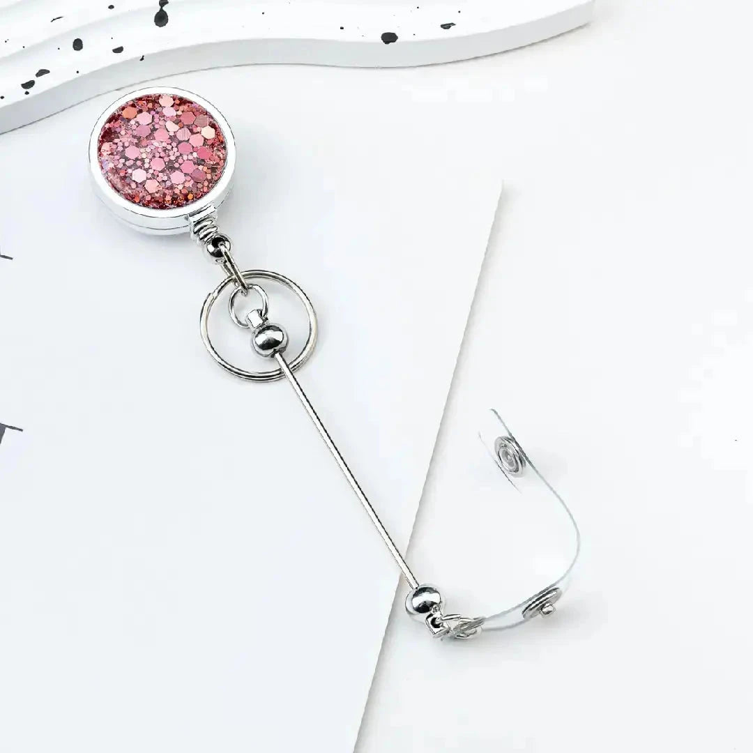 FS6859-DIY Beads Glitter Badge Reel Zoe DIY Wholesale