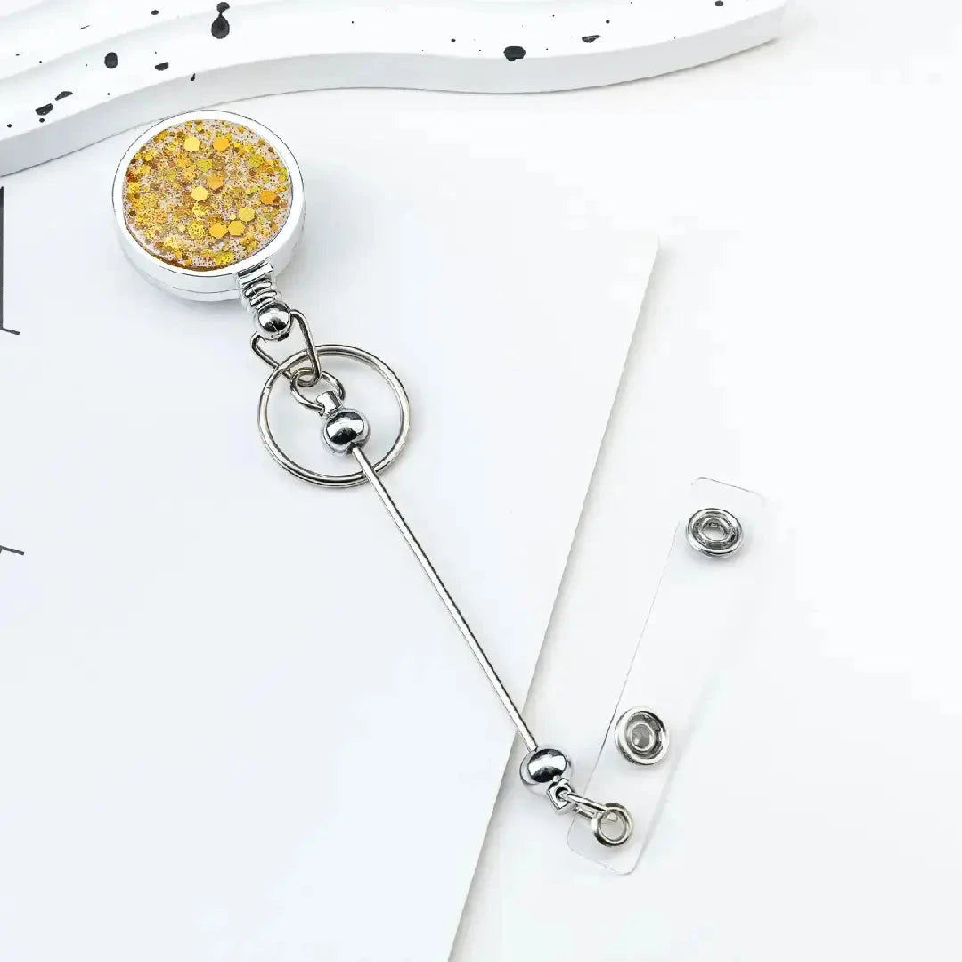 FS6859-DIY Beads Glitter Badge Reel Zoe DIY Wholesale