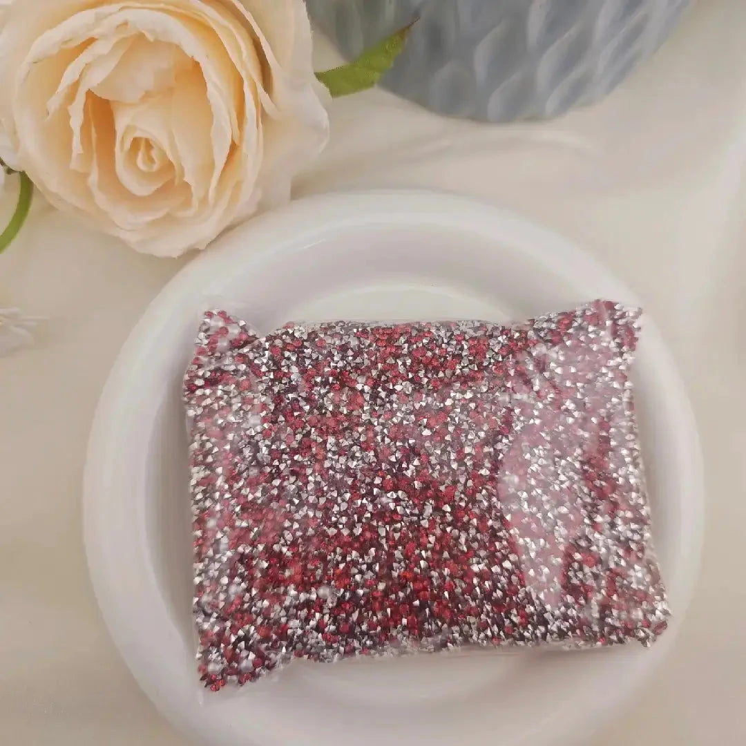 FS6512-Mixed 2MM Sugar Diamonds + 3MM and 4MM Pearl for Sweets Ice Cubes Jelly Fondant Decoration Sugar Paste Soap Jewellery DIY Zoe DIY Wholesale