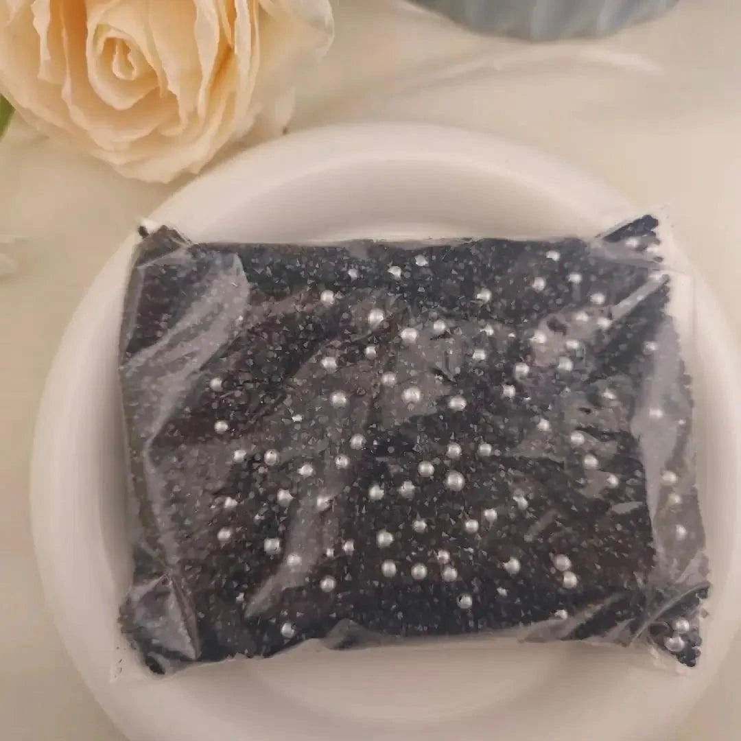 FS6512-Mixed 2MM Sugar Diamonds + 3MM and 4MM Pearl for Sweets Ice Cubes Jelly Fondant Decoration Sugar Paste Soap Jewellery DIY Zoe DIY Wholesale