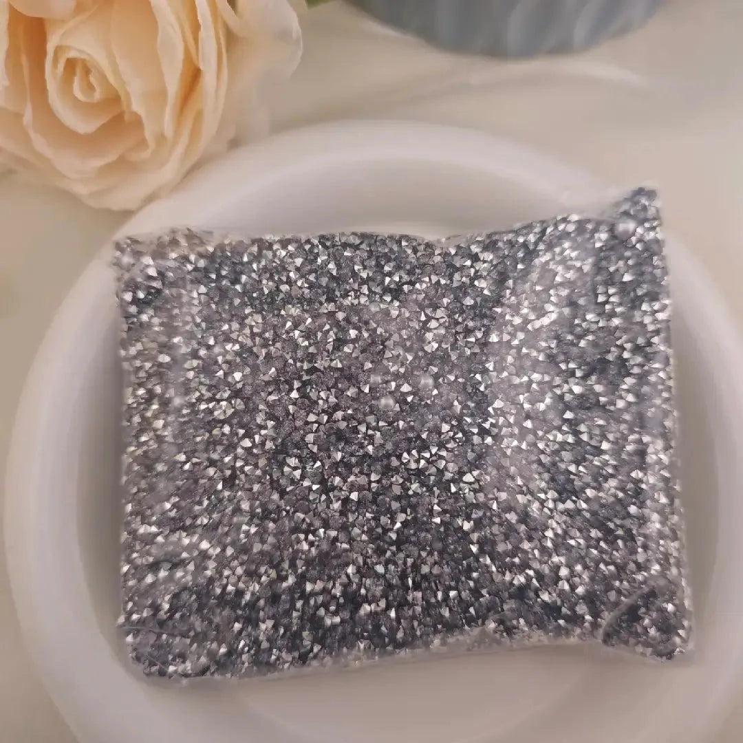 FS6512-Mixed 2MM Sugar Diamonds + 3MM and 4MM Pearl for Sweets Ice Cubes Jelly Fondant Decoration Sugar Paste Soap Jewellery DIY Zoe DIY Wholesale