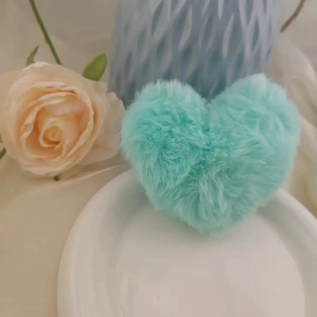 FS6860-Fuzzy Heart-Shaped Plush toy Zoe DIY Wholesale