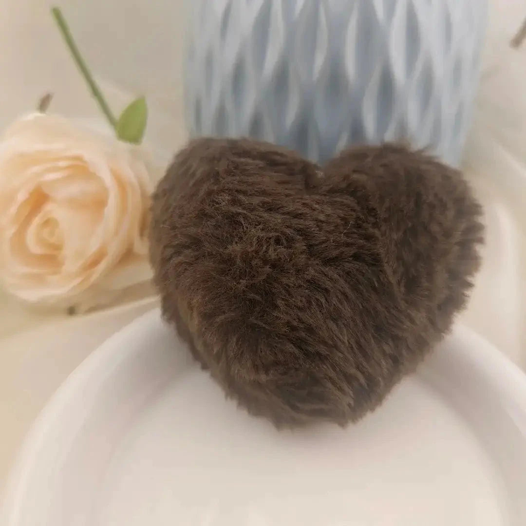 FS6860-Fuzzy Heart-Shaped Plush toy Zoe DIY Wholesale