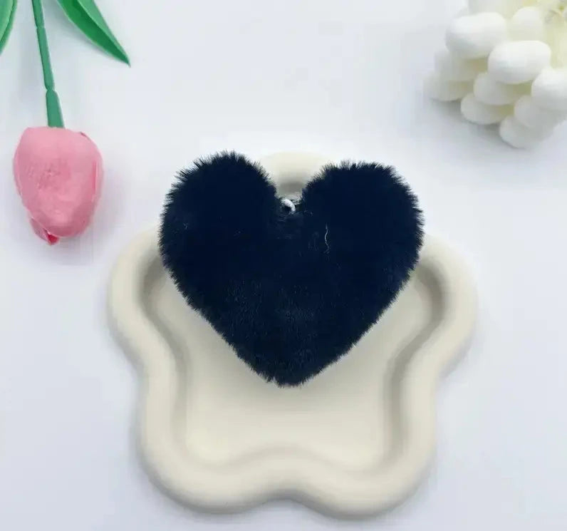 FS6860-Fuzzy Heart-Shaped Plush toy Zoe DIY Wholesale