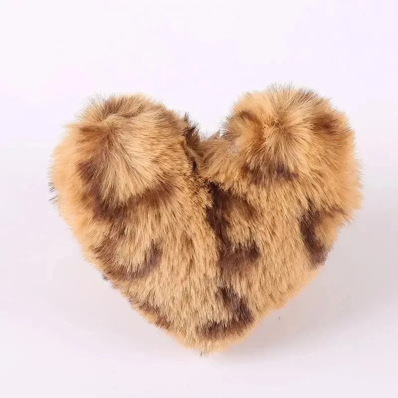 FS6860-Fuzzy Heart-Shaped Plush toy Zoe DIY Wholesale
