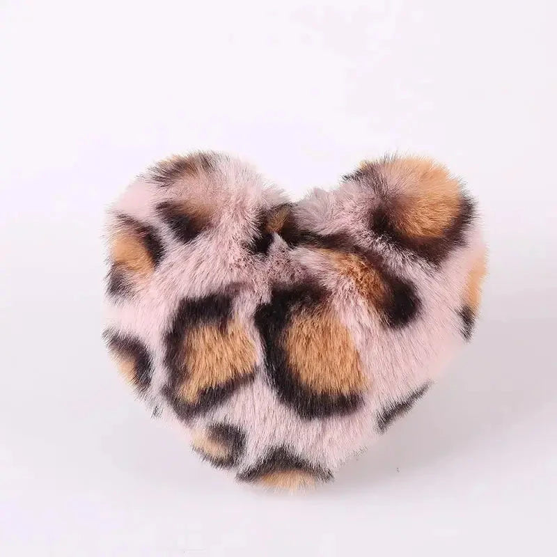 FS6860-Fuzzy Heart-Shaped Plush toy Zoe DIY Wholesale