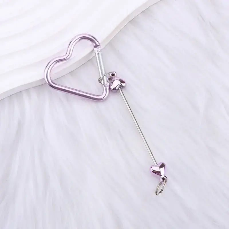FS6922-Heart-Shaped Carabiner Zoe DIY Wholesale
