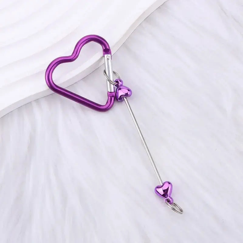 FS6922-Heart-Shaped Carabiner Zoe DIY Wholesale