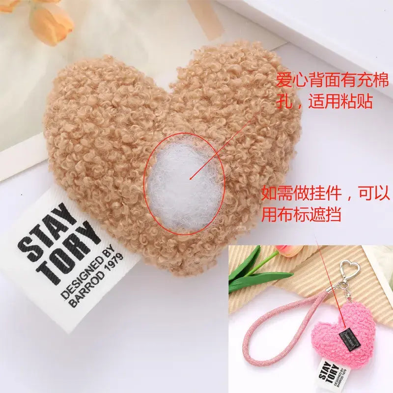 FS6921-80*70MM 3D Padded Heart Zoe DIY Wholesale