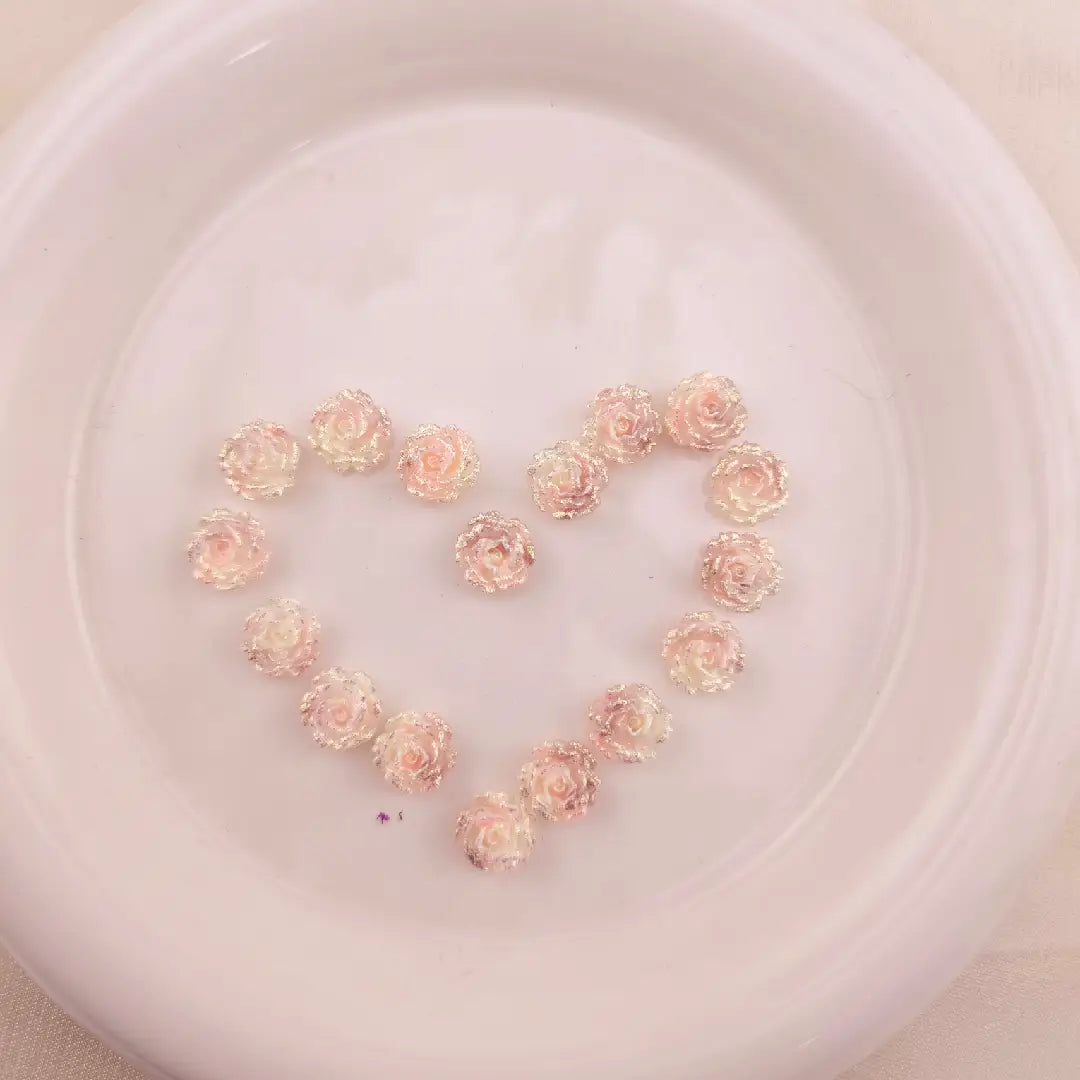 FS6081-10MM Luminous Soft Flower Charms For Nail Charms Zoe DIY Wholesale