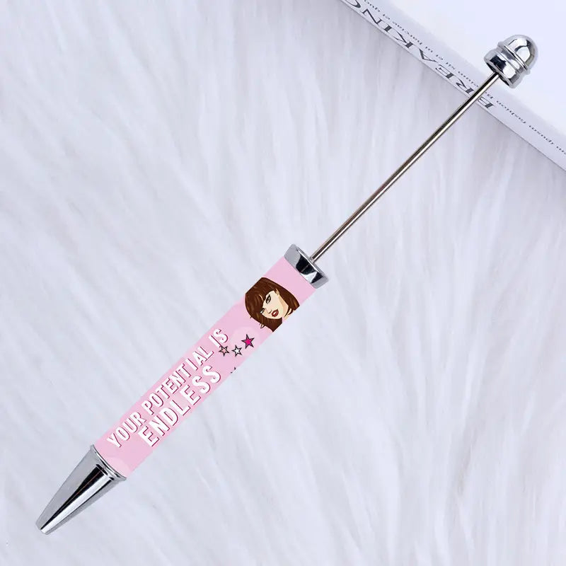 FS4231-Painted Words Beadable Pens Zoe DIY Wholesale