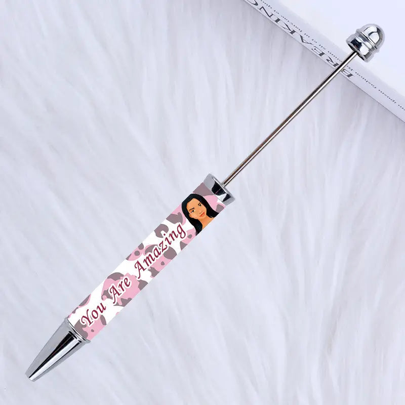 FS4231-Painted Words Beadable Pens Zoe DIY Wholesale