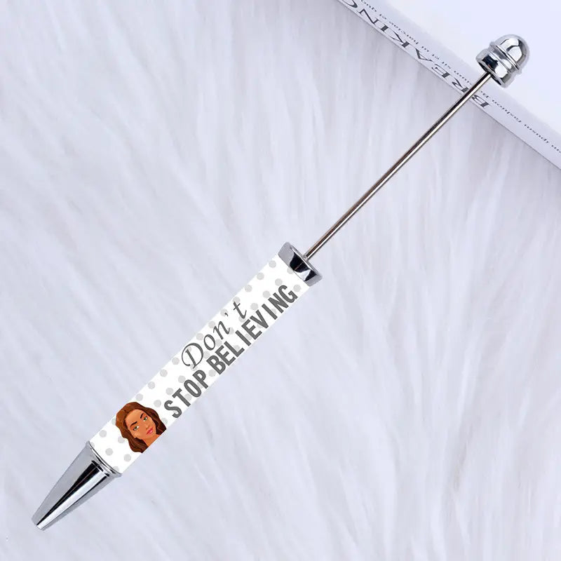 FS4231-Painted Words Beadable Pens Zoe DIY Wholesale