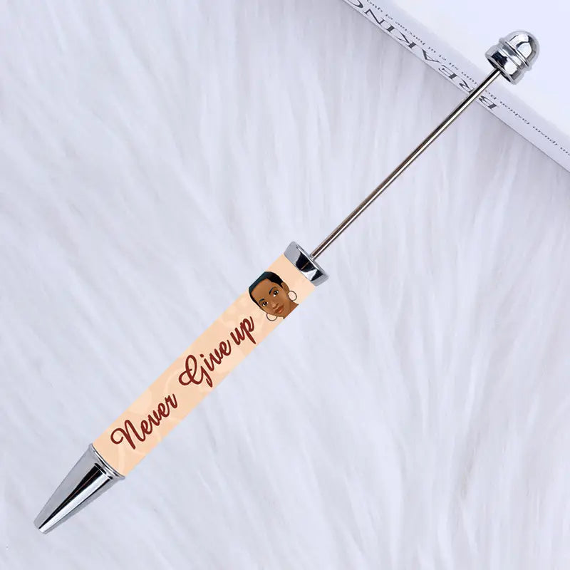 FS4231-Painted Words Beadable Pens Zoe DIY Wholesale