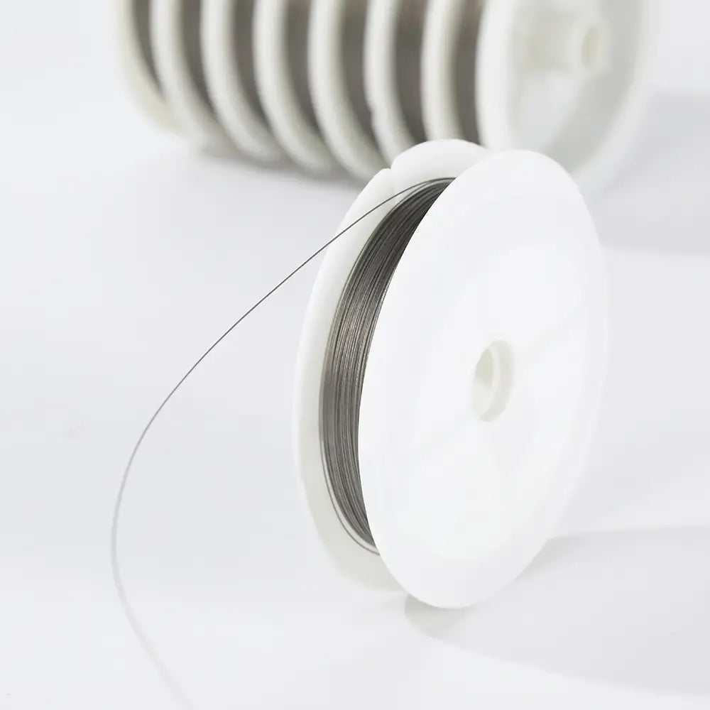 FS6930-Silver Steel Wire For Multi-Purpose, Floristry, Decorative Objects, Jewellery Zoe DIY Wholesale