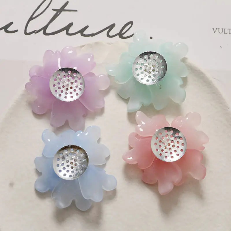 FS6928-36MM Glazed Double-Layer Peony For Decoration DIY Craft Zoe DIY Wholesale