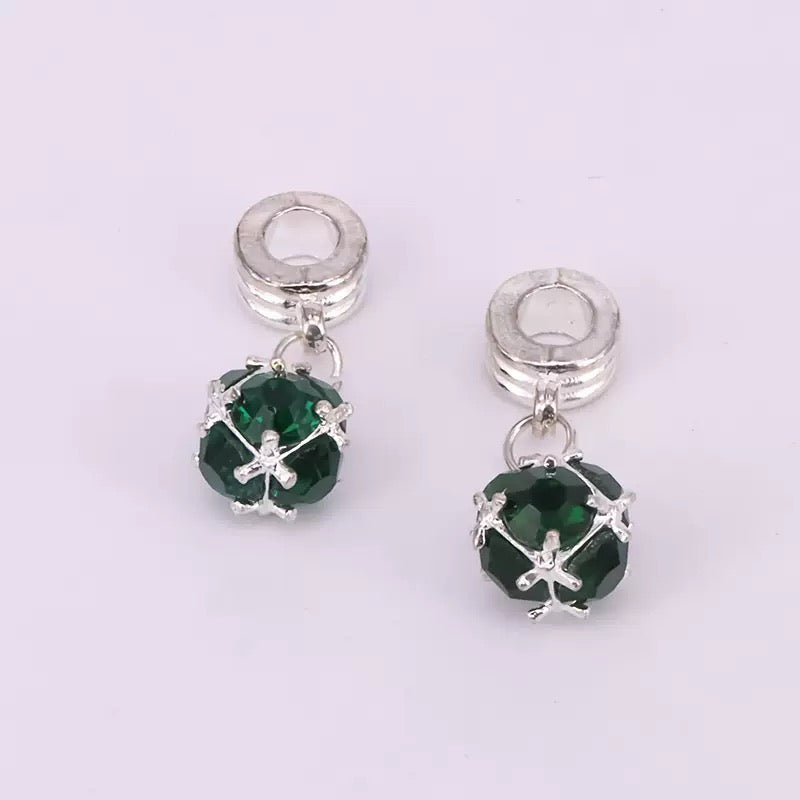 FS1093- Mixed Color Crystal Spacer Charms For Jewelry Making Zoe's DIY Shop