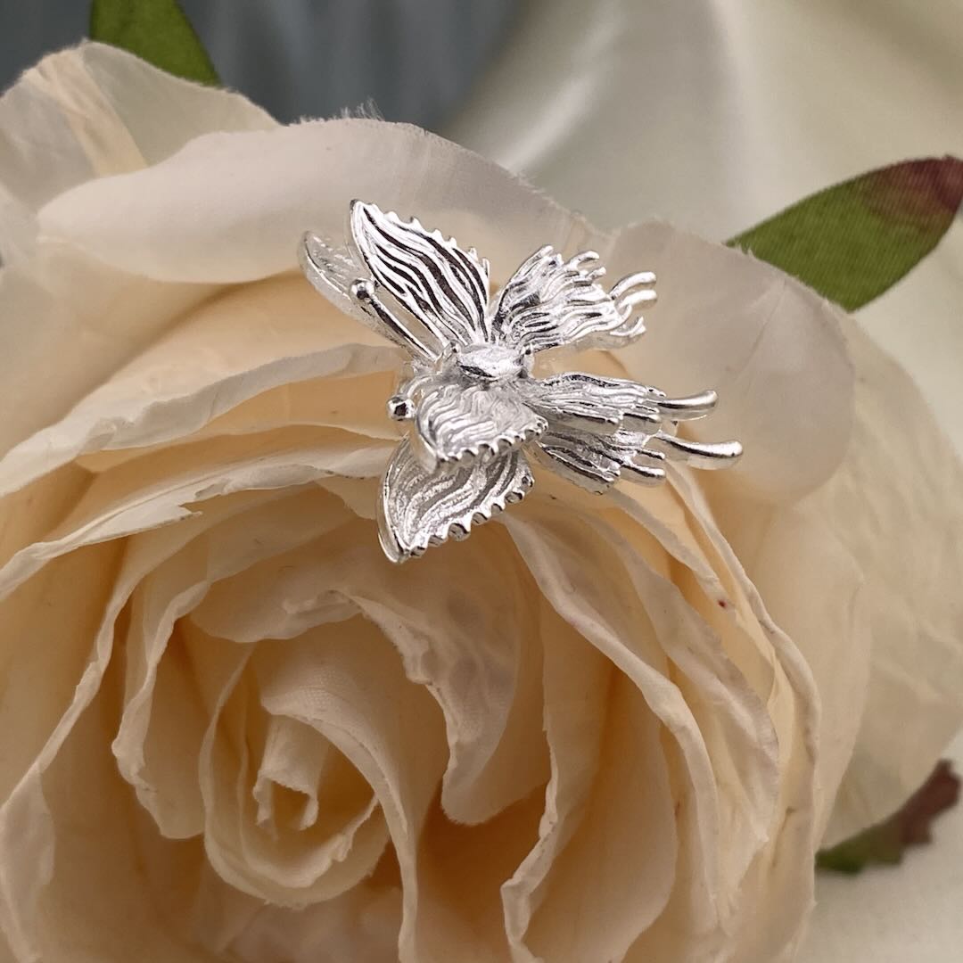 FS6935-22*22.5*7MM Butterfly Alloy Spacer Beads For Jewellery Making Crafts Coll Zoe DIY Wholesale