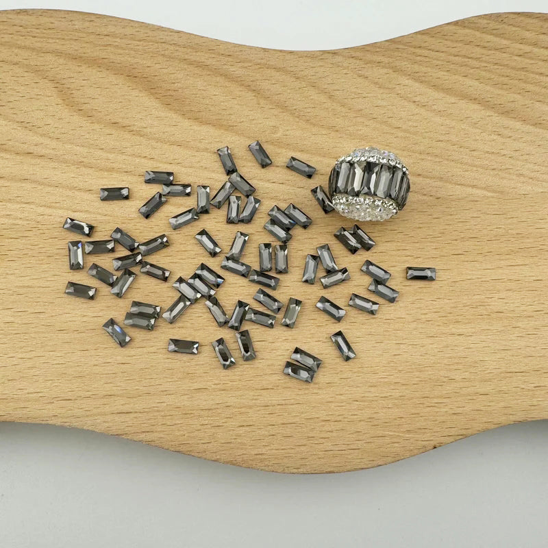 FS1273- 3*7mm  Crystal Diamond Nail Charms For Making Fancy Bead Or Fancy Pen Zoe's DIY Shop