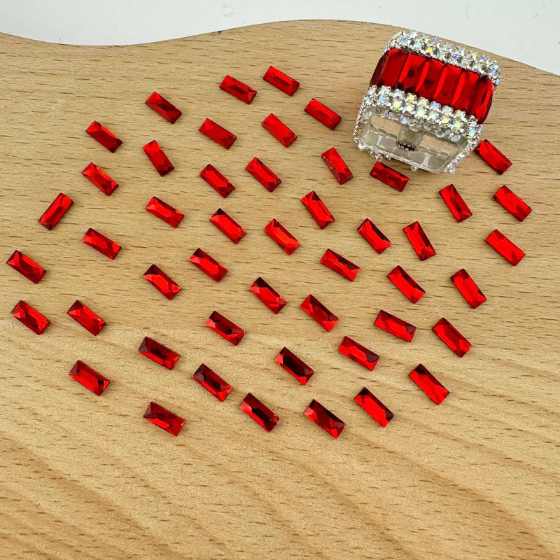 FS1273- 3*7mm  Crystal Diamond Nail Charms For Making Fancy Bead Or Fancy Pen Zoe's DIY Shop