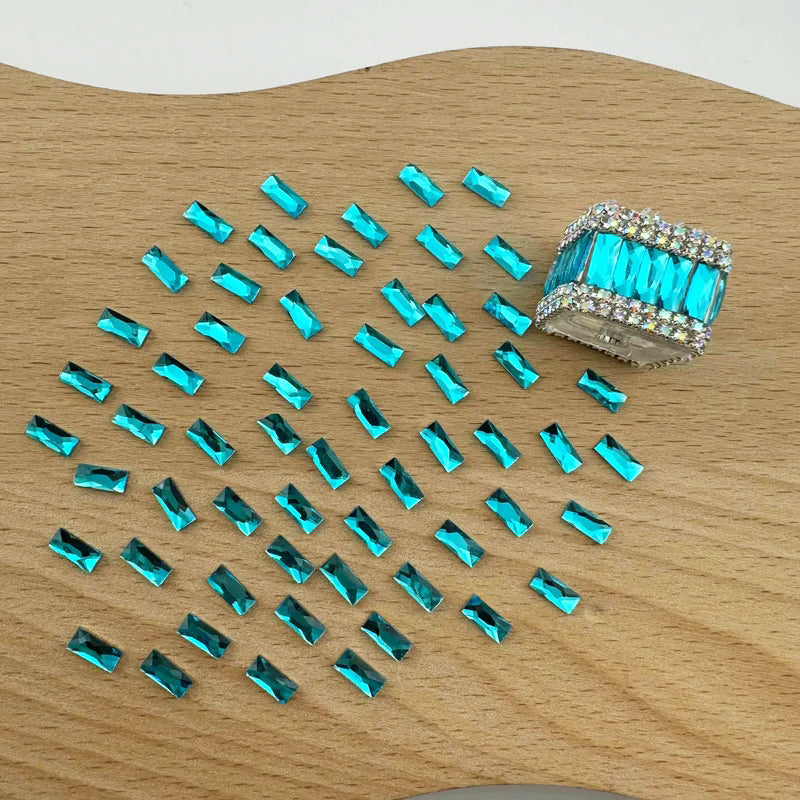 FS1273- 3*7mm  Crystal Diamond Nail Charms For Making Fancy Bead Or Fancy Pen Zoe's DIY Shop