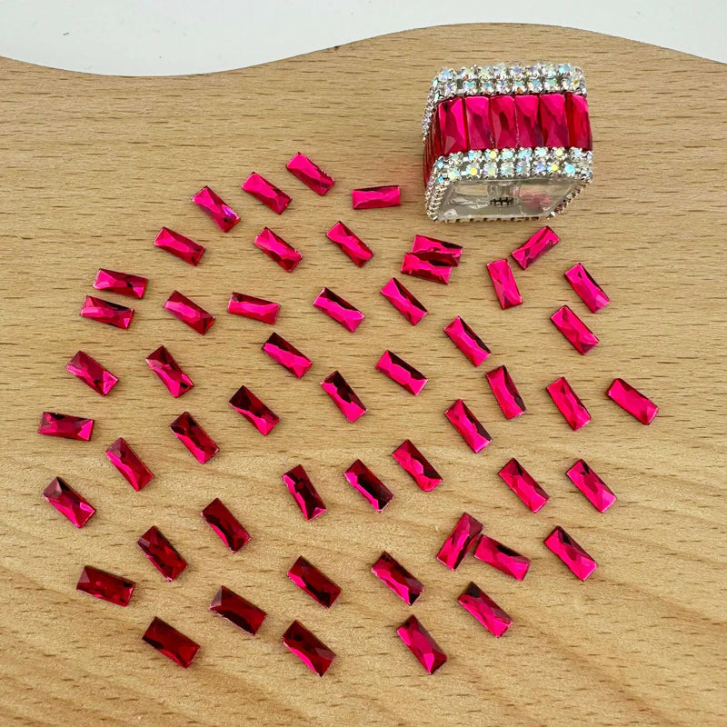 FS1273- 3*7mm  Crystal Diamond Nail Charms For Making Fancy Bead Or Fancy Pen Zoe's DIY Shop
