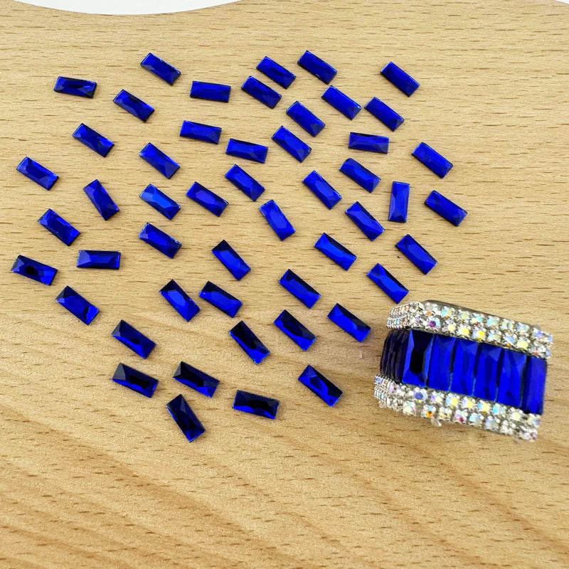 FS1273- 3*7mm  Crystal Diamond Nail Charms For Making Fancy Bead Or Fancy Pen Zoe's DIY Shop