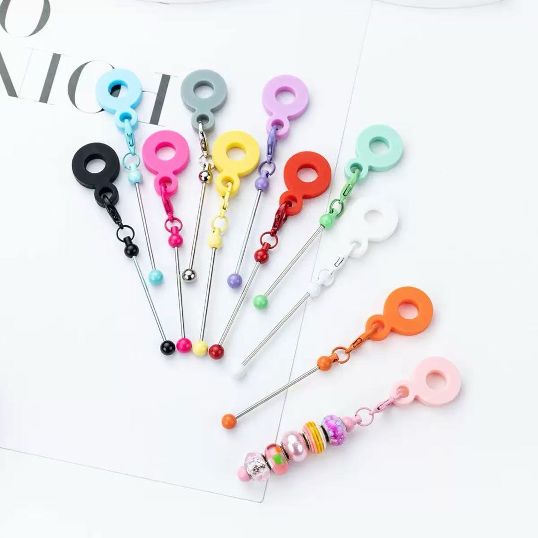 FS6939-DIY Beaded Acrylic Straw Charms Suitable For Water Cup Straw Accessories Zoe DIY Wholesale
