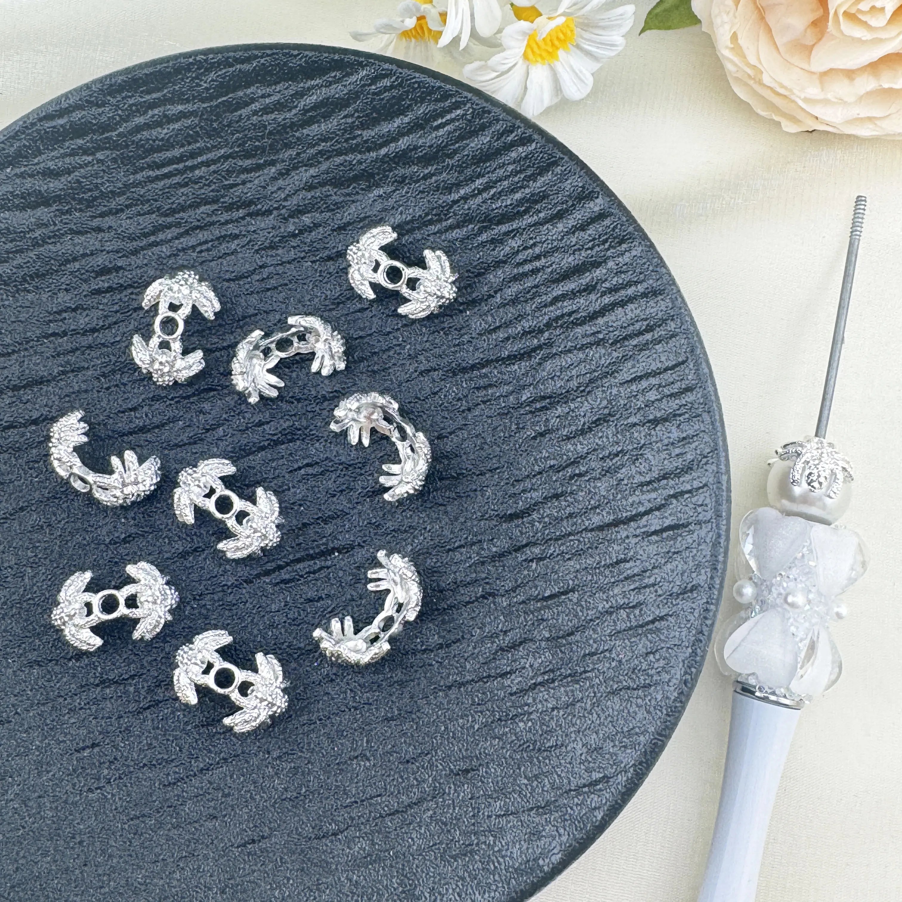 FS6841-Double Spider Metal Spacer Bead for DIY Jewelry Making Necklace Bracelet Earrings Keychain Making Zoe DIY Wholesale