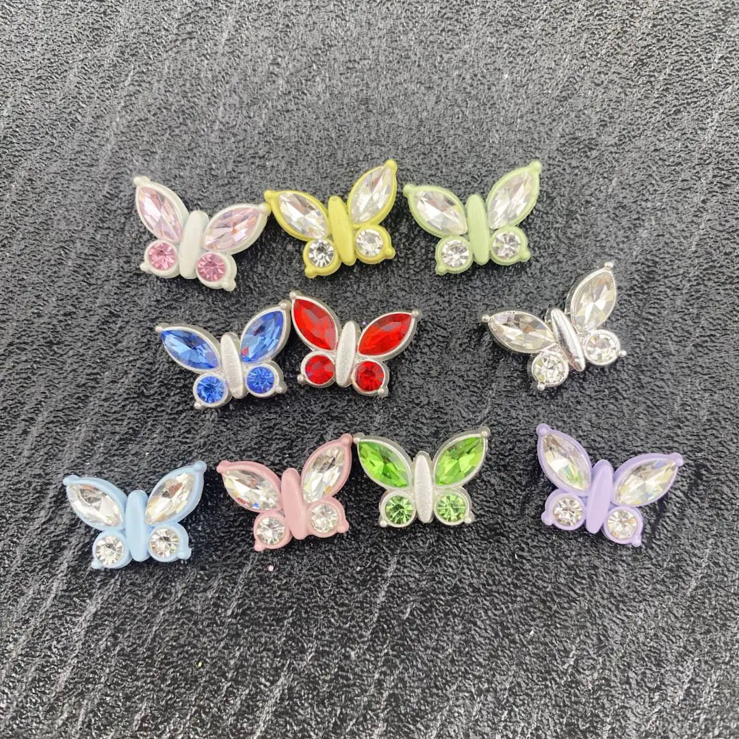 FS6940-18*12.5*8MM Butterfly Diamond Spacer Beads For Jewellery Making Bracelets Necklaces(Not For Pen) Zoe DIY Wholesale