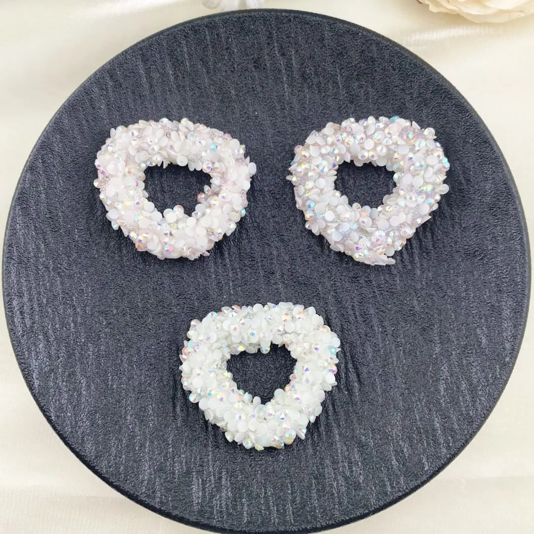 FS3995-Rhinestone Heart Frame Bead For Crafts DIY Jewelry Making Zoe DIY Wholesale