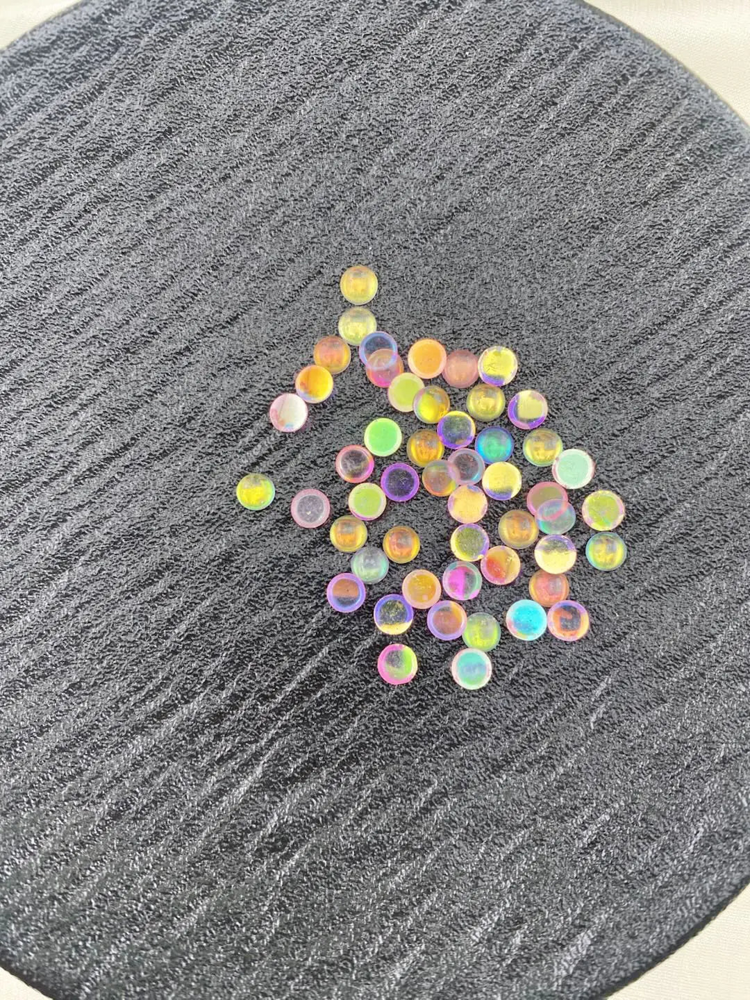 FS3780-6MM Semi-Circular Acrylic Patch For Decoration Zoe DIY Wholesale