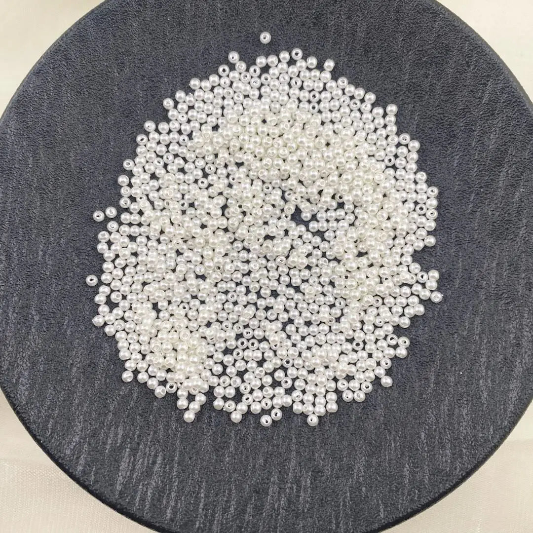 FS5814-3MM Pearl Beads (About 6400PCS/100g) Not For Pen  Jewellery Making Necklace Bracelet Jewelry Making Zoe DIY Wholesale