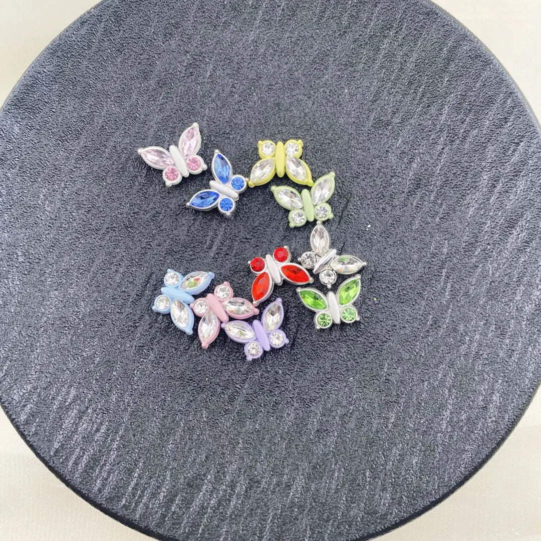 FS6940-18*12.5*8MM Butterfly Diamond Spacer Beads For Jewellery Making Bracelets Necklaces(Not For Pen) Zoe DIY Wholesale