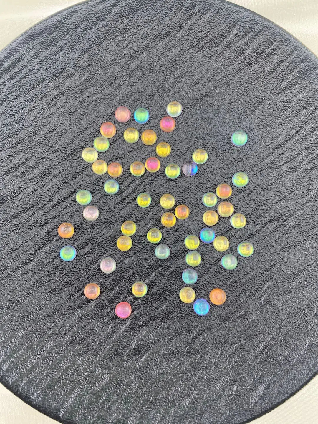 FS3780-6MM Semi-Circular Acrylic Patch For Decoration Zoe DIY Wholesale