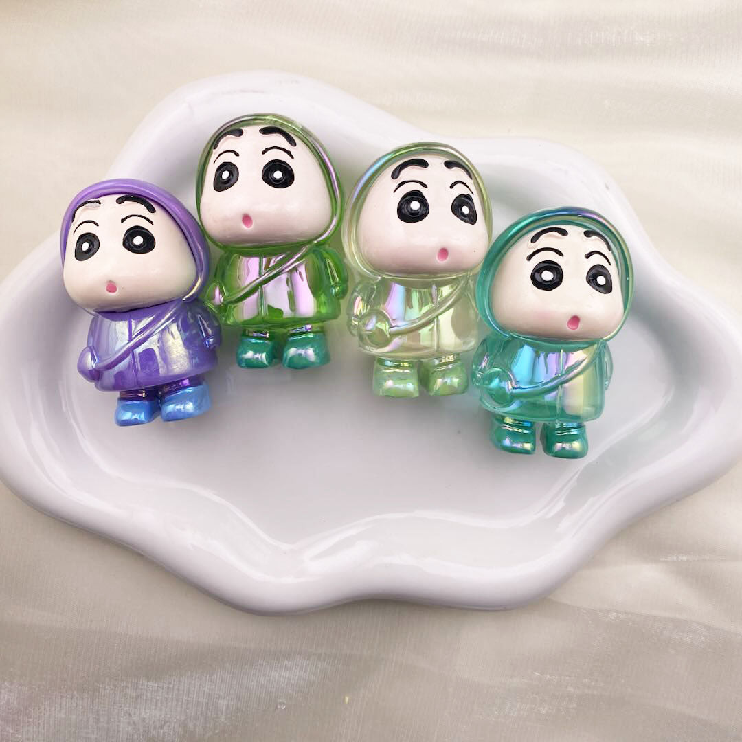 FS4623-Crayon Shin-Chan Resin Luminous Desk Ornament/Pen Topper Zoe DIY Wholesale