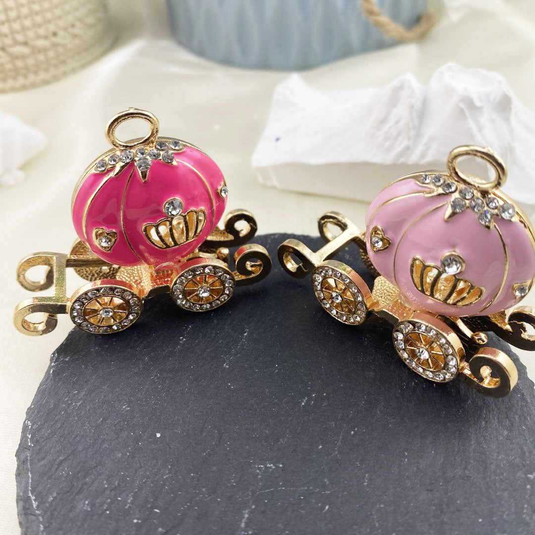 FS1426-Pumpkin Cart Alloy Charms Zoe DIY Wholesale