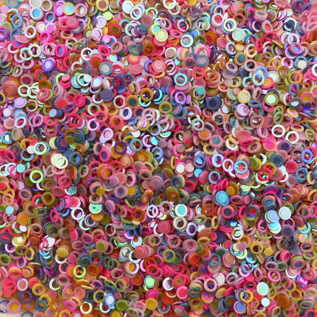 FS6957-Ring Sequins For Jewelry Making and Art Decorations Zoe DIY Wholesale