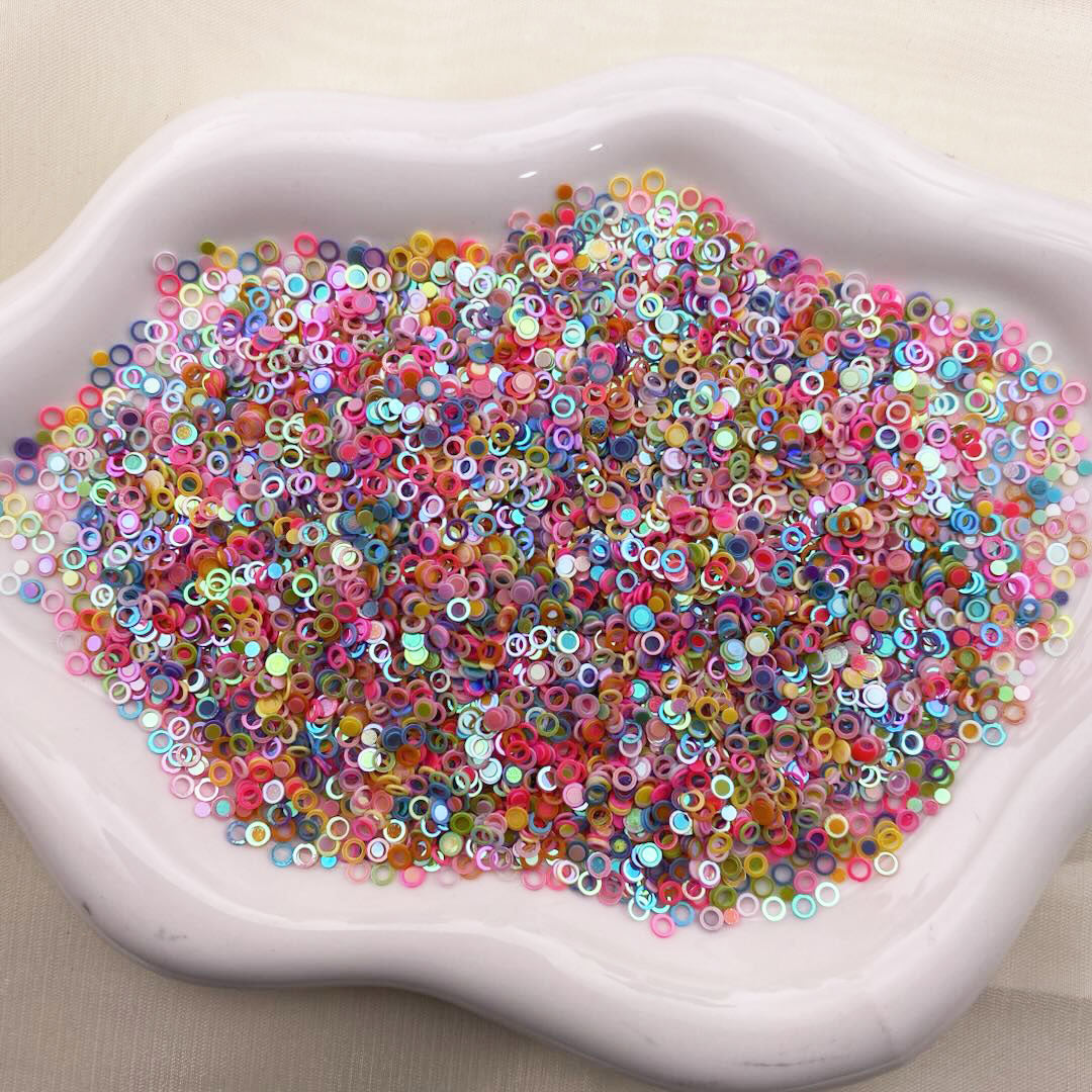FS6957-Ring Sequins For Jewelry Making and Art Decorations Zoe DIY Wholesale